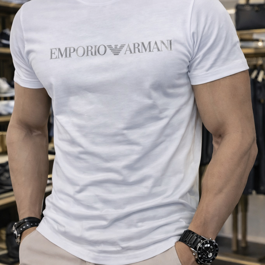 ARMANI Beyaz VIP Tshirt