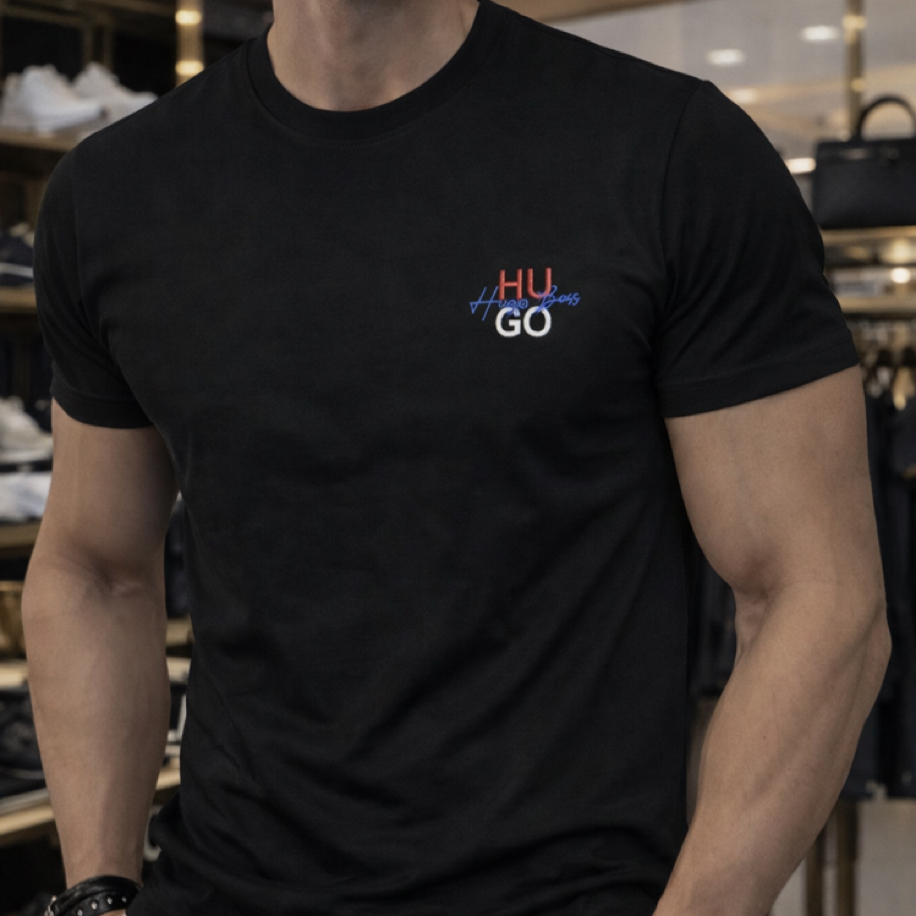 HUGO Siyah VIP Tshirt