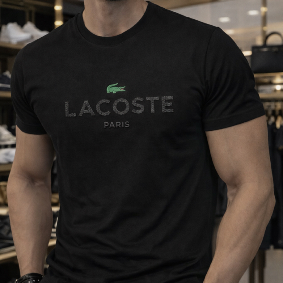 LACOSTE Siyah Tshirt