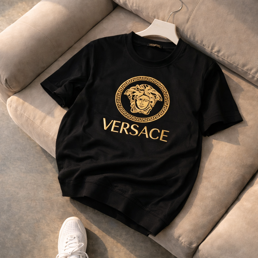 VERSACE Siyah VIP Tshirt