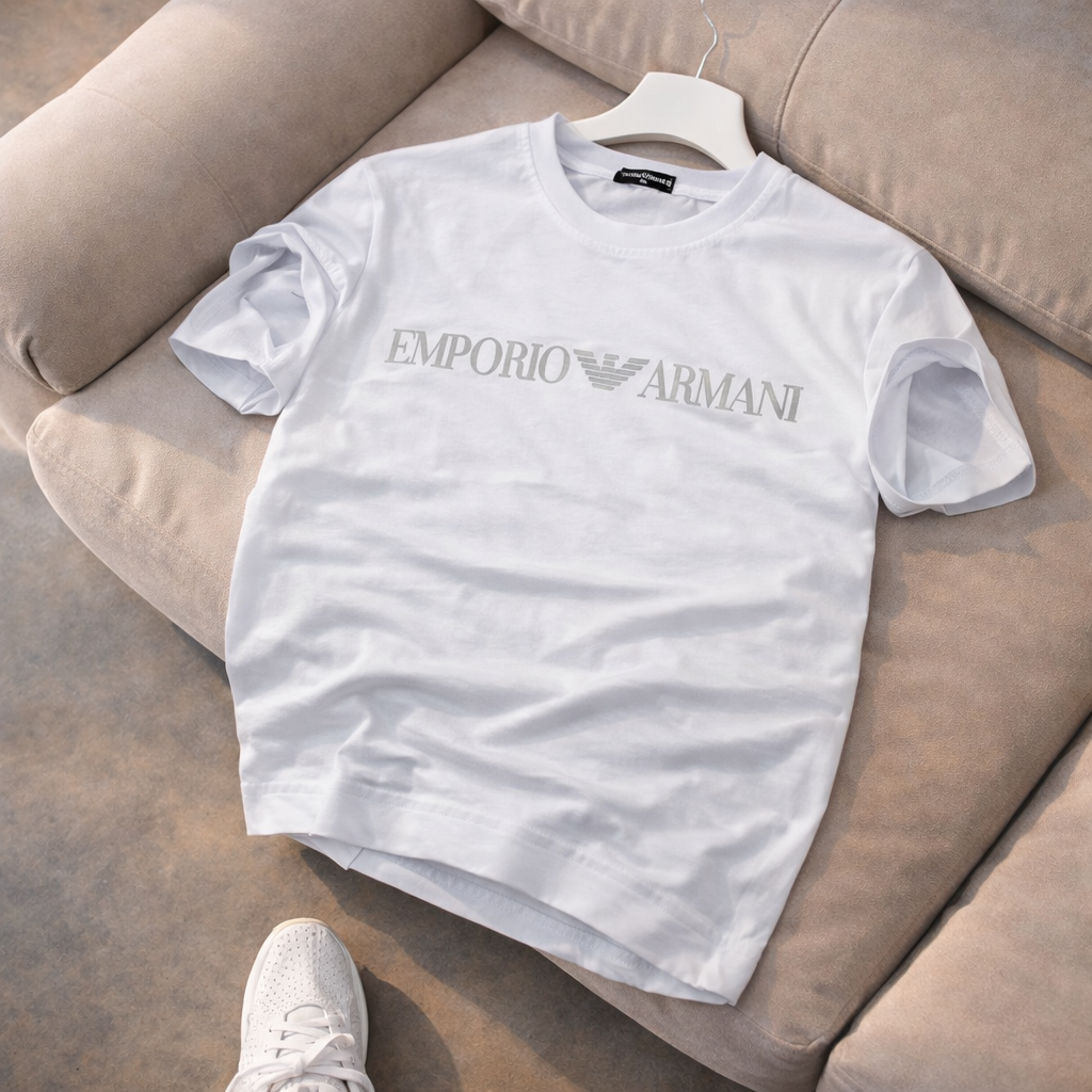 ARMANI Beyaz VIP Tshirt