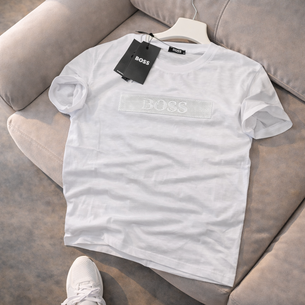 BOSS Beyaz VIP Tshirt