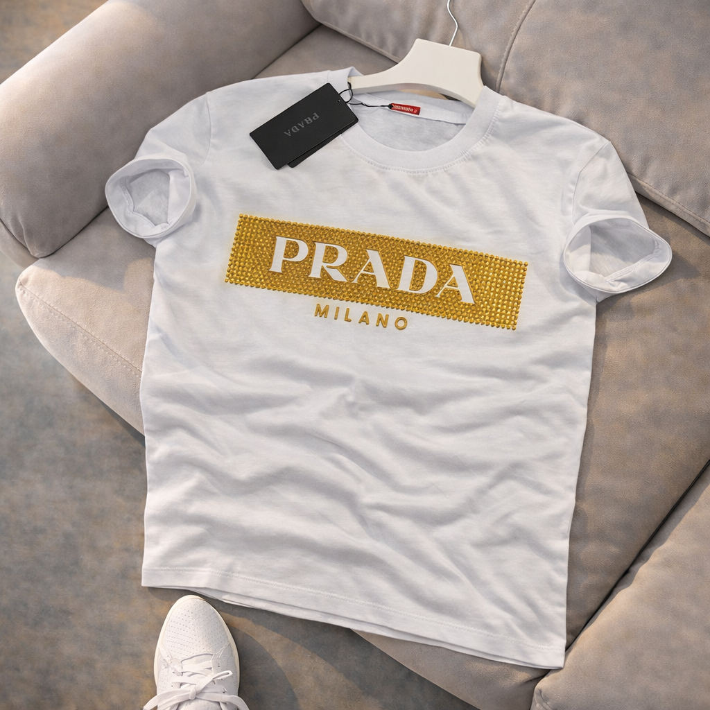 PRADA Beyaz VIP Tshirt